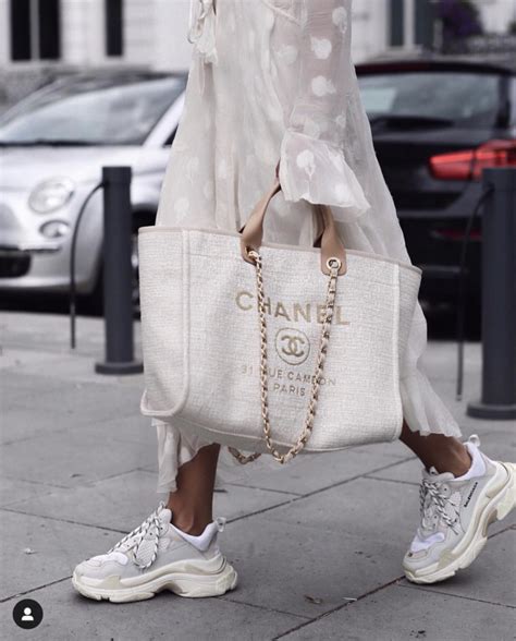 chanel deauville canvas tote small|chanel deauville tote size comparison.